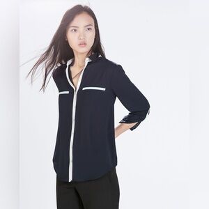Navy Zara Shirt